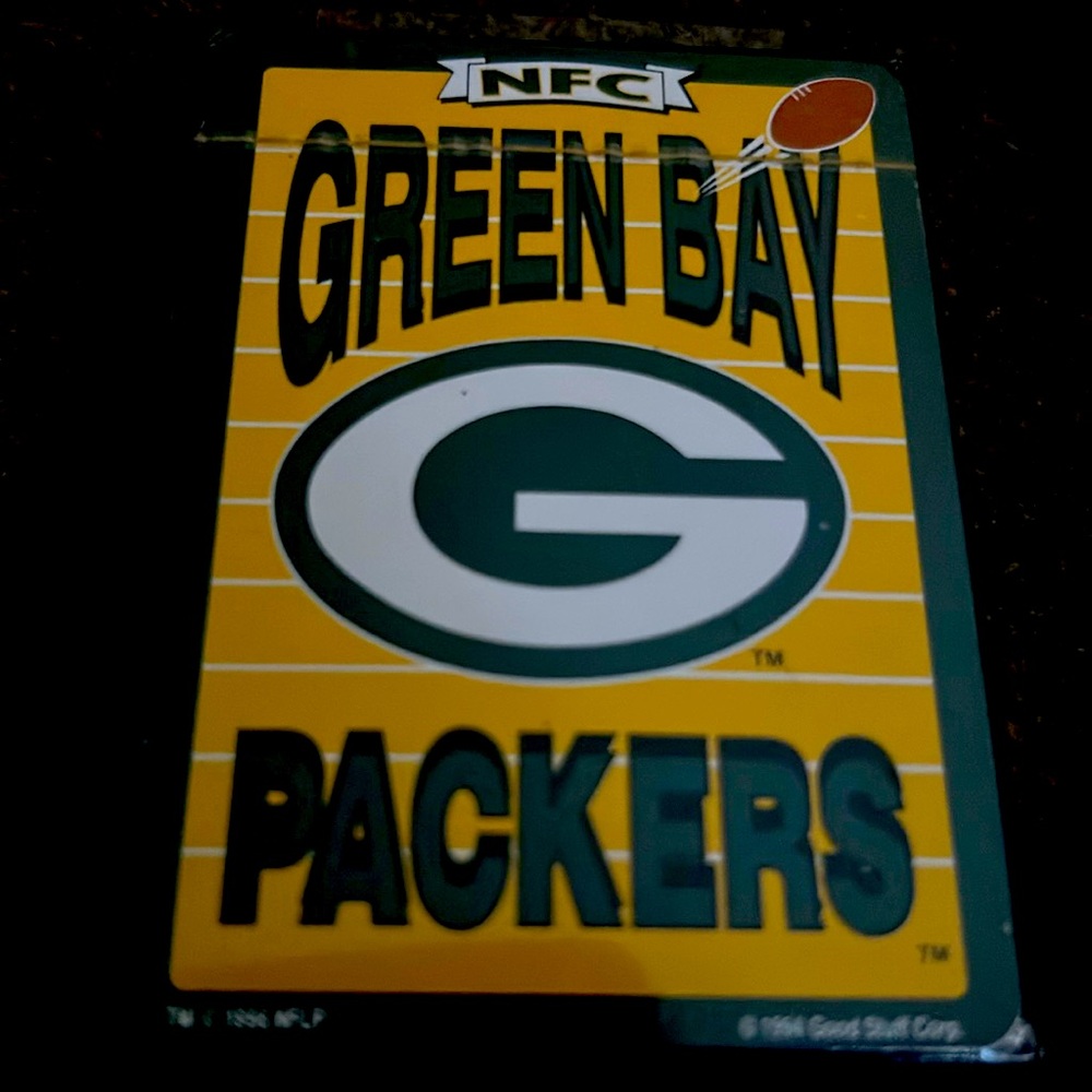 Green Bay Packers Playing Cards New & Sealed
